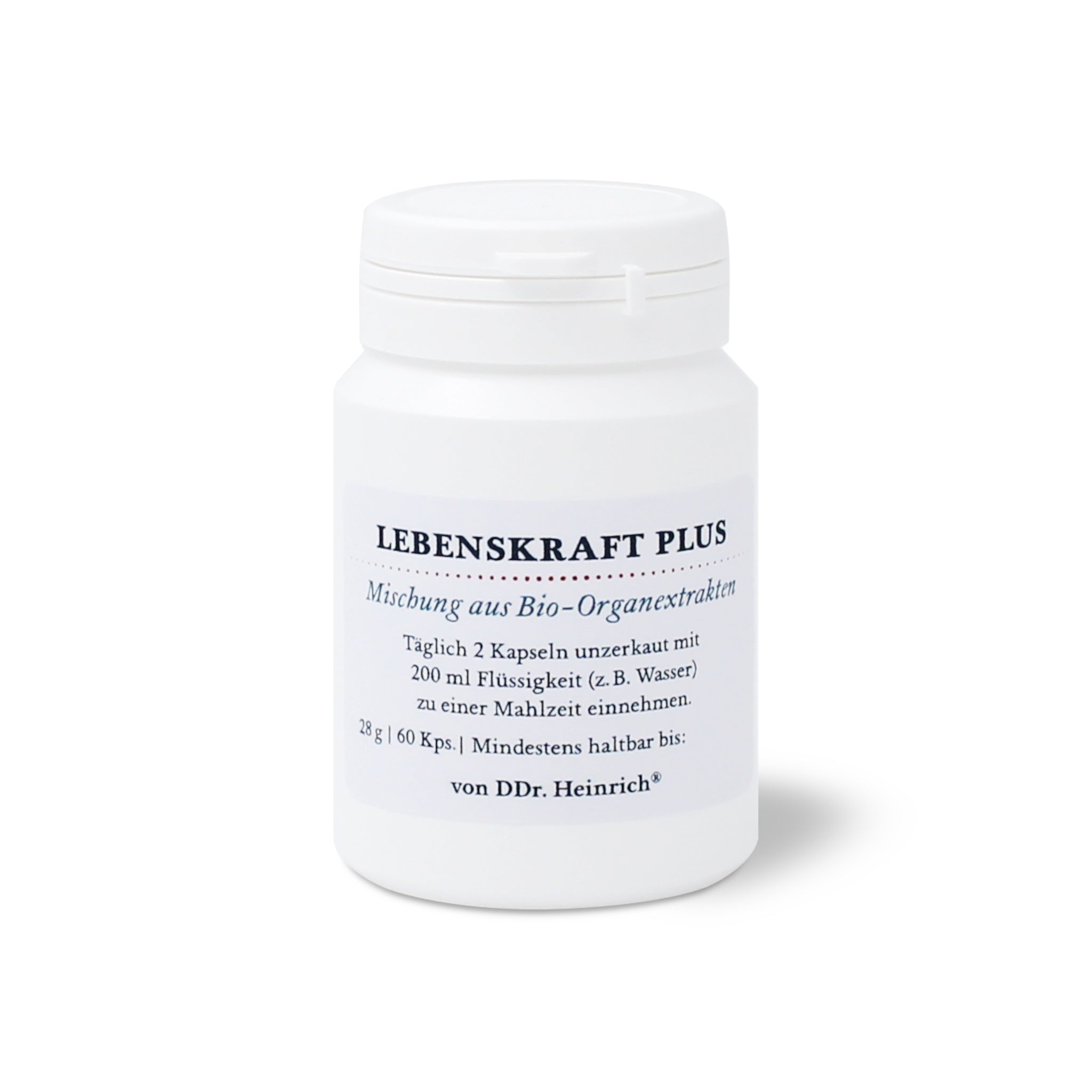 Lebenskraft PLUS Kapseln von DDr. Heinrich®